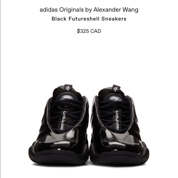 Alexander Wang x Adidas Black Futureshell Sneakers - Picture 8 of 9